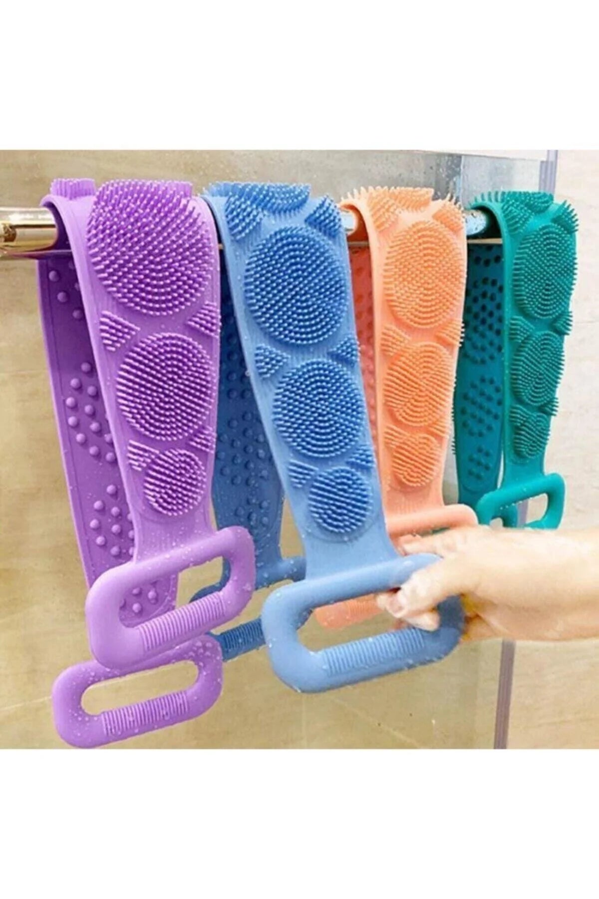 “Silikon Sırt ve Vücut Yıkama Bandı” 🧼